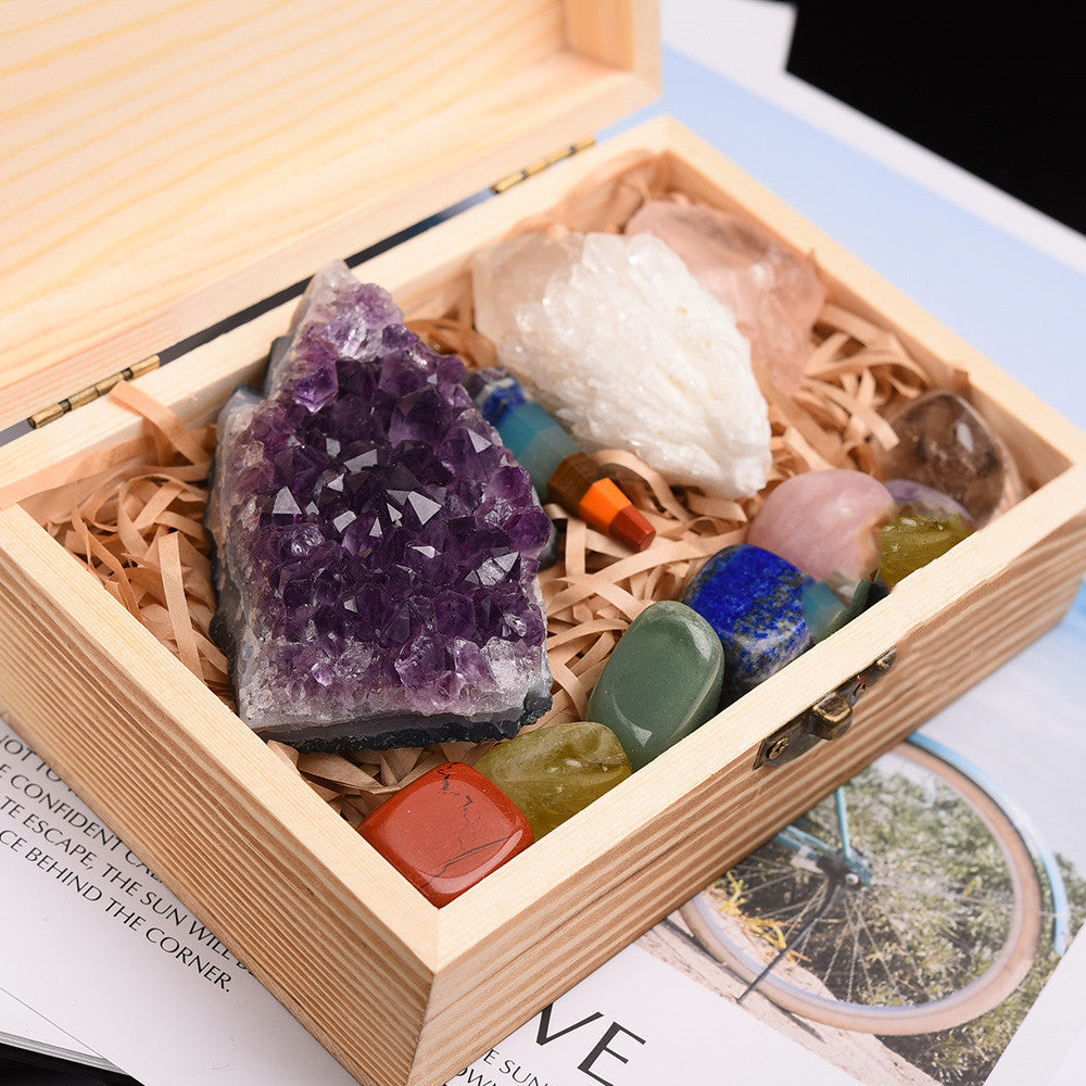 Amethyst Chakra Crystal Gift Box