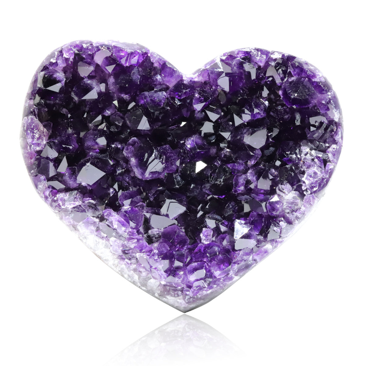 Amethyst Cluster Heart-shaped (200g, 400g, 1kg)