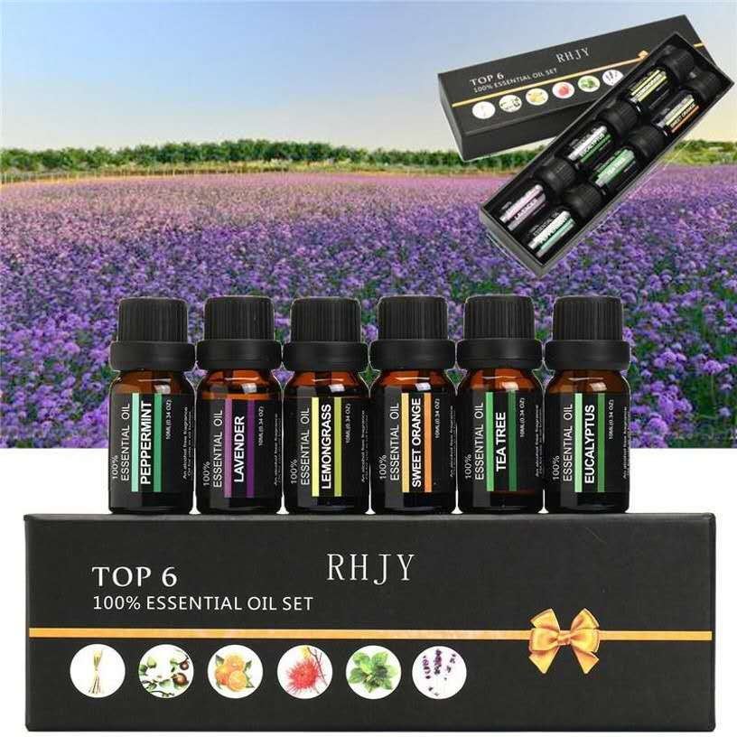 Essential Oil Massage Aromatherapy Gift Set