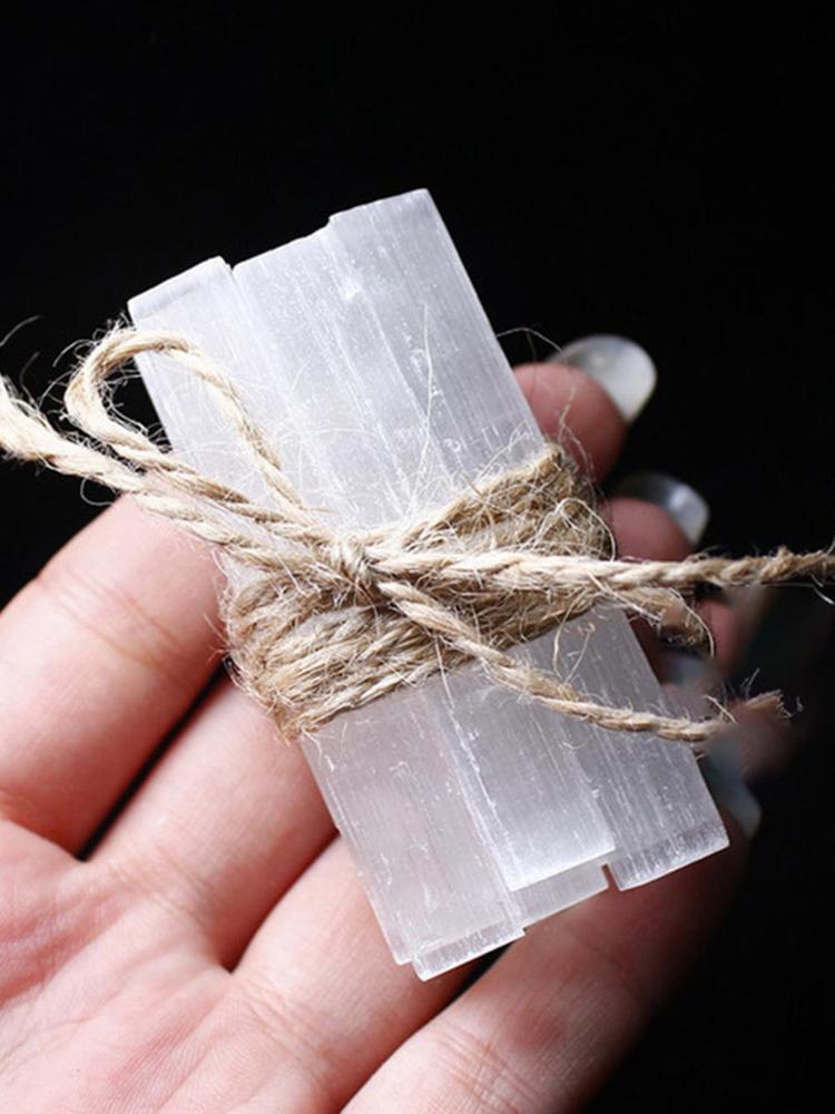 Selenite Crystal Wand White Quartz Mineral