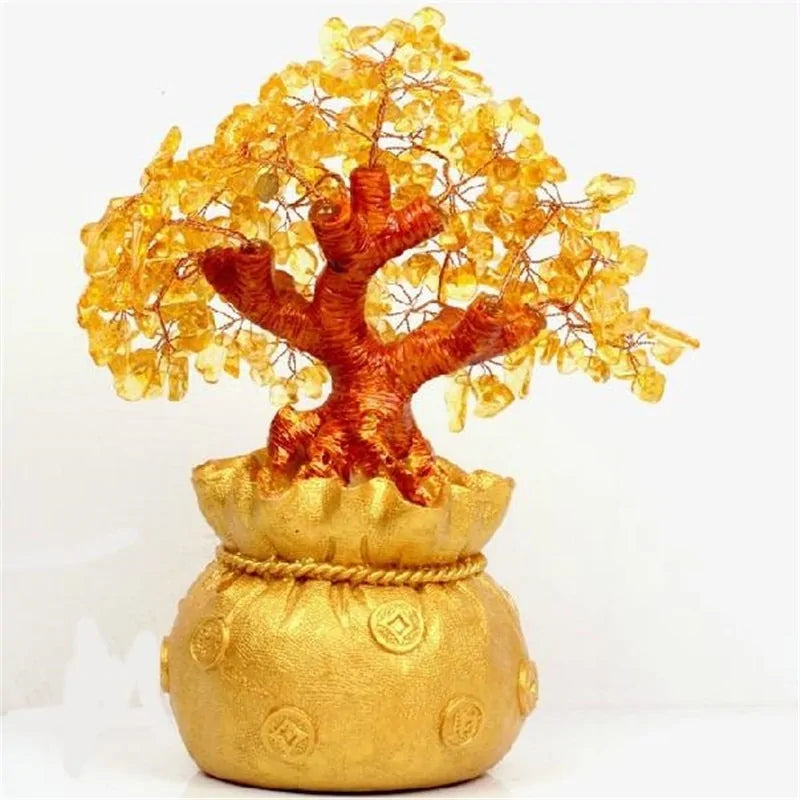 Citrine Quartz Feng Shui Money Tree