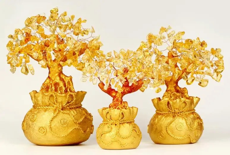 Citrine Quartz Feng Shui Money Tree