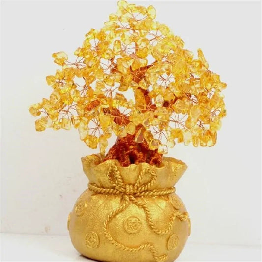 Citrine Quartz Feng Shui Money Tree